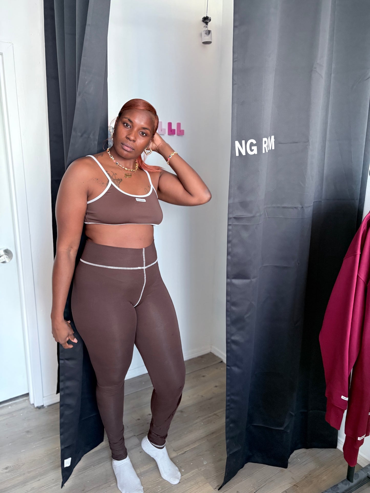 Chestnut Contour leggings