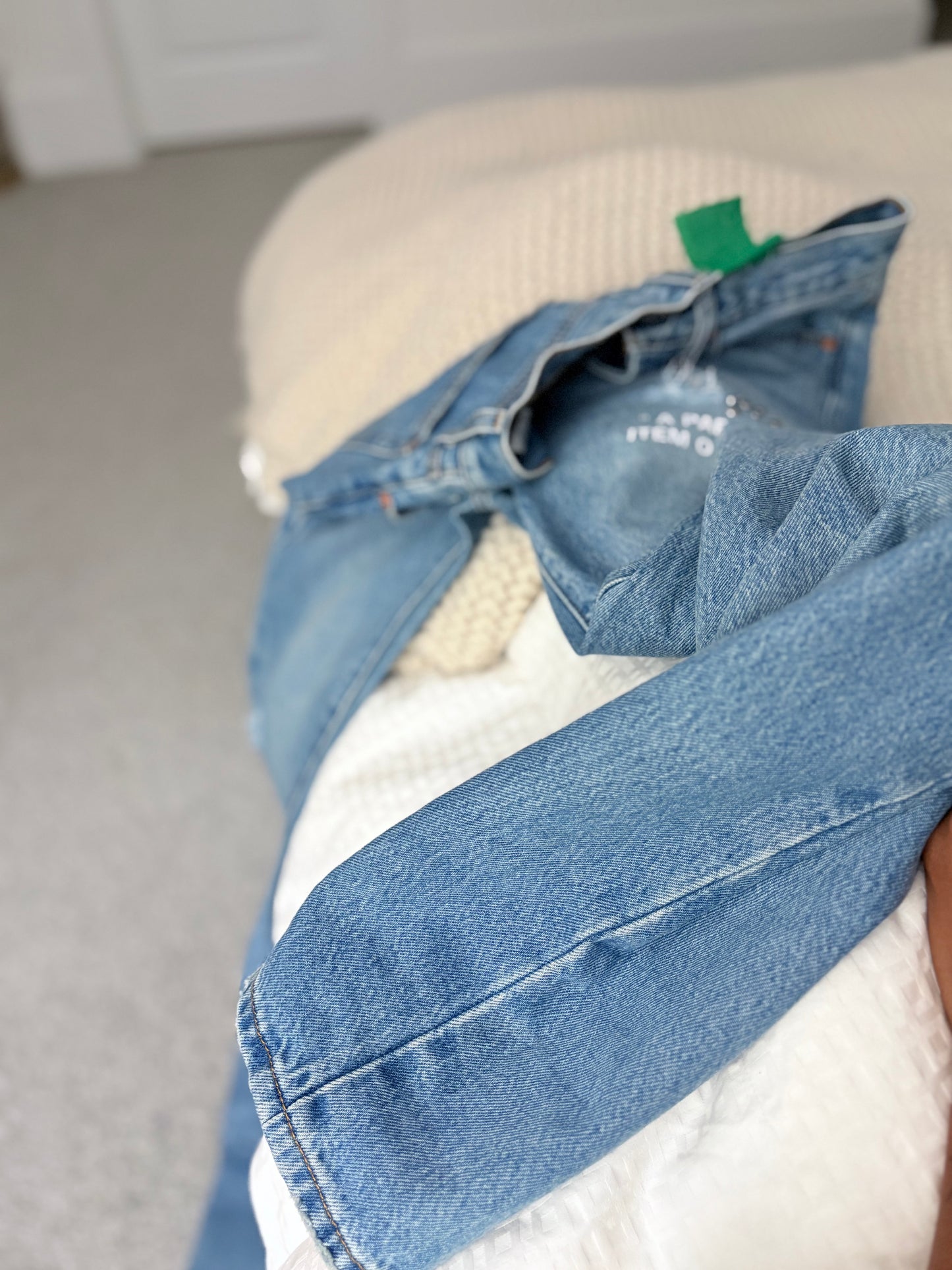 Raw Edge Denim jeans