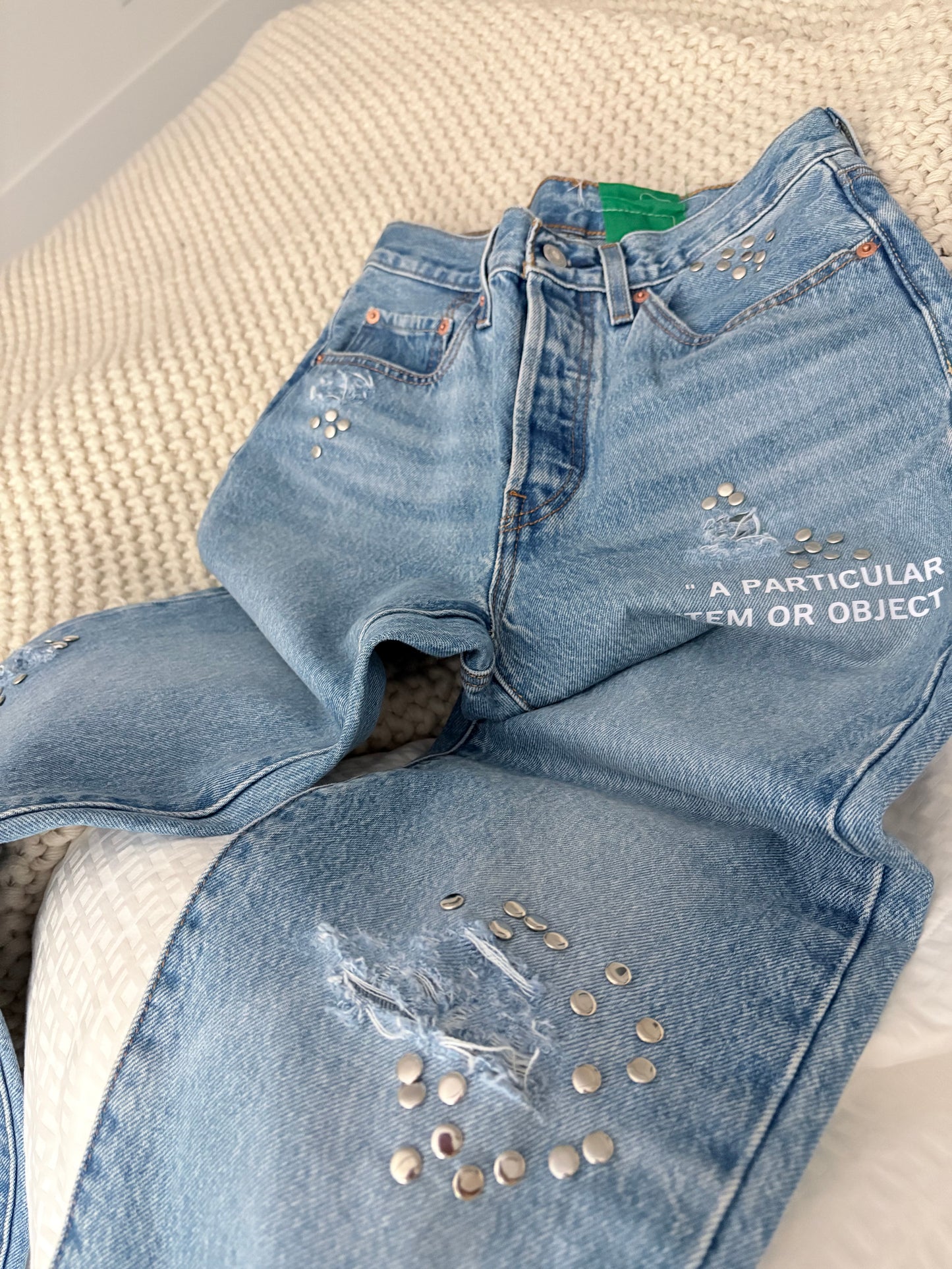 Raw Edge Denim jeans