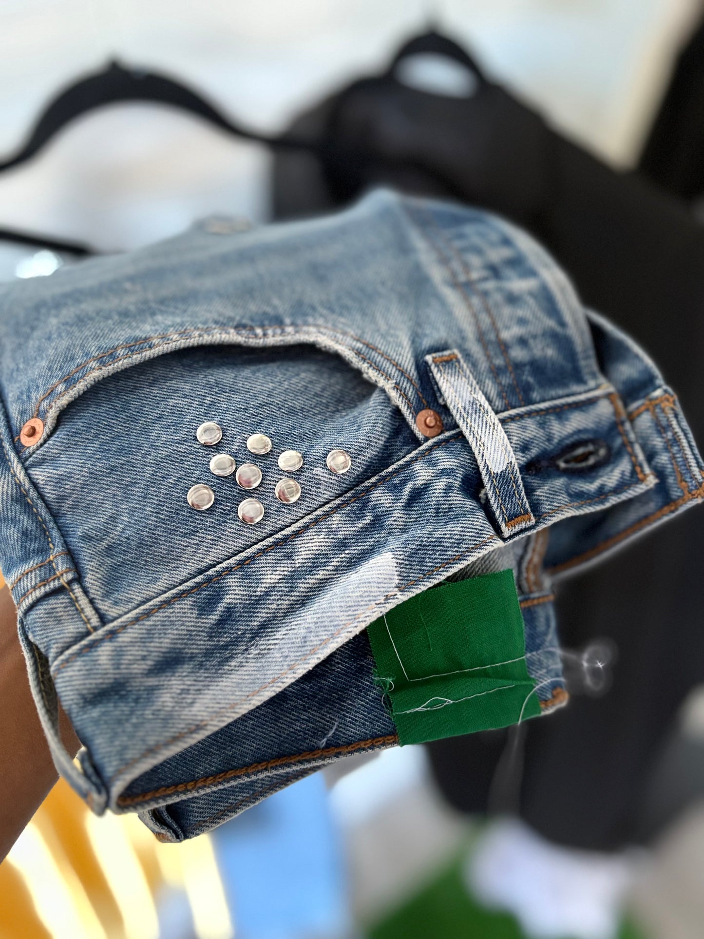Raw Edge Denim jeans