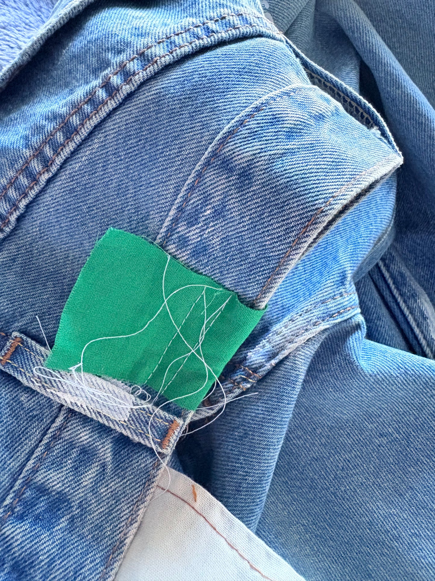 Raw Edge Denim jeans