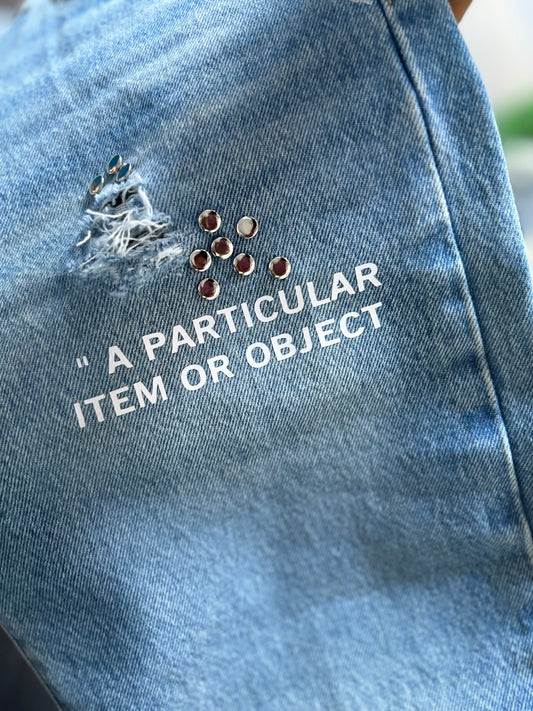 Raw Edge Denim jeans